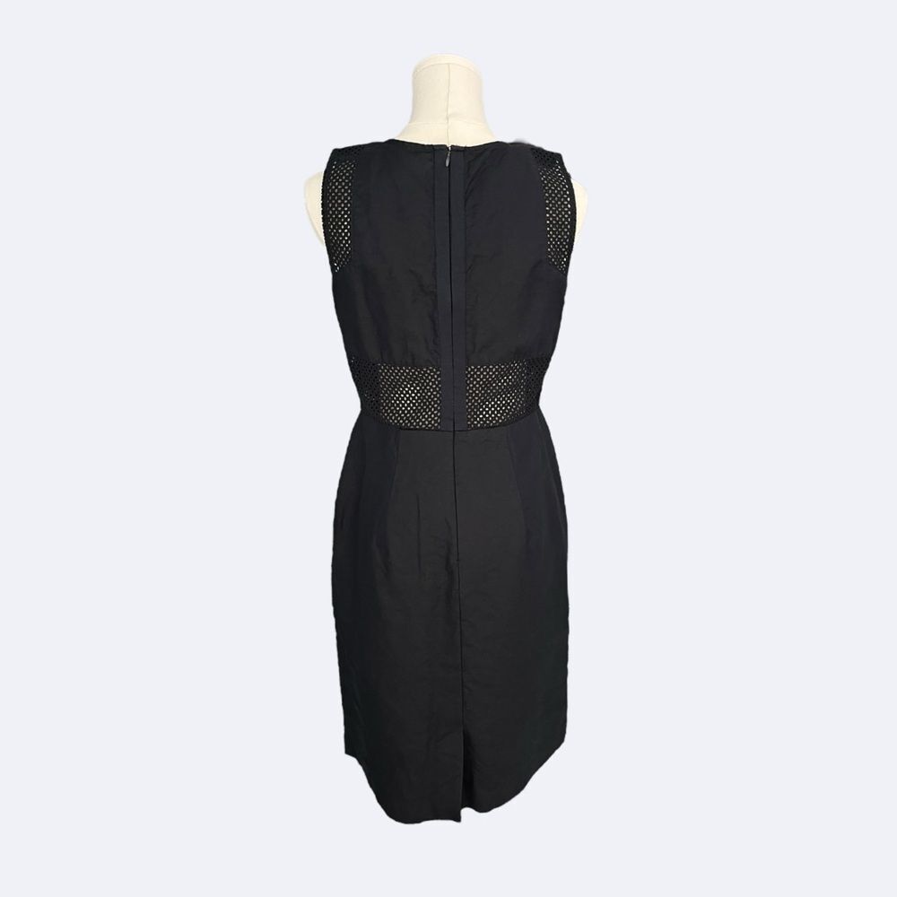LOFT NWOT Linen mix sleeveless sheath dress in Black Size 4 - Picture 4 of 10